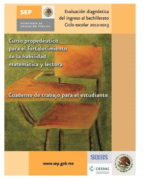 Cuadernillo de rabajo para los alumnos