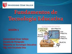 Presentacion 1 Fundamentos de Tecnologia Educativa