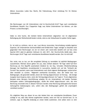 Mikron Associates Lobte Das Recht, Die Fakturierung, Einer Anleitung Für Ihr Kleines Unternehmen