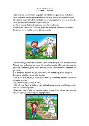 Cuento Caperucita Roja