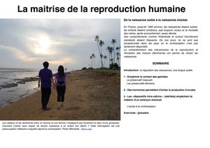 SVT 4 Chapitre 12: contraception