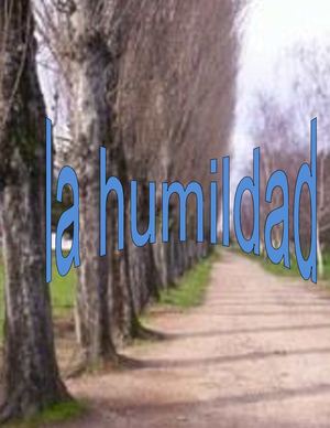 la humildad
