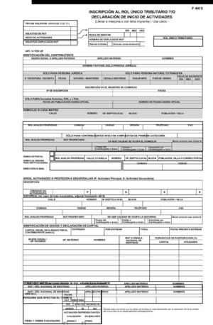 rol unico tributario