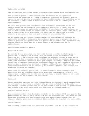 Aplicaciones Portables