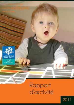 Rapport d'activité de la Caf de la Vendée