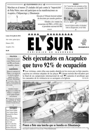 El Sur 23 de julio de 2012