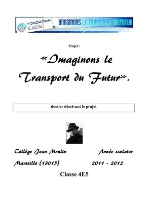 Dossier - College Jean Moulin Marseille