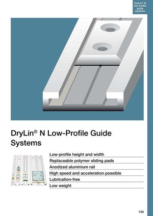 drylin N Low-Profile Guide
