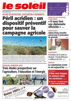 Edition du 19 juillet 2012