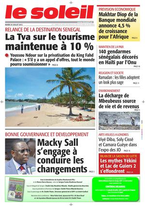Edition du 24 juillet 2012