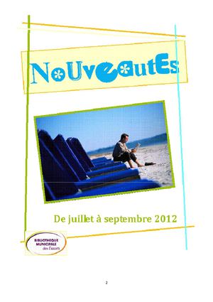 Nouveautés pour les adultes
