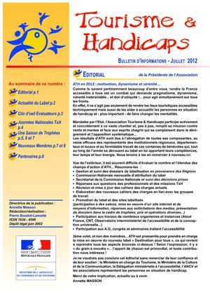 Handi tourisme Paca : bulletin ATH juillet 2012