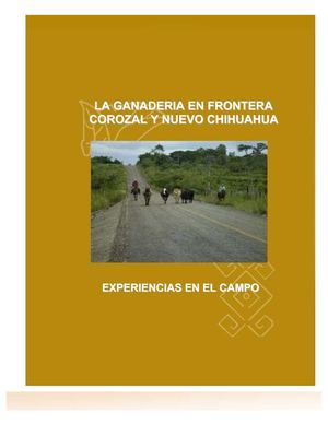 Ganaderia en Benemerito de las Americas y Frontera Corozal