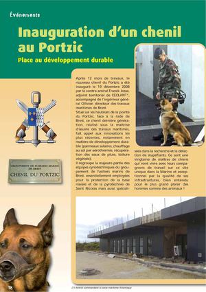 INAUGURATION D'UN CHENIL AU PORTZIC