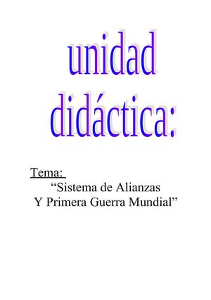 Primera Guerra Mundial-síntesis 