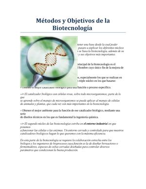LA BIOTECNOLOGIA