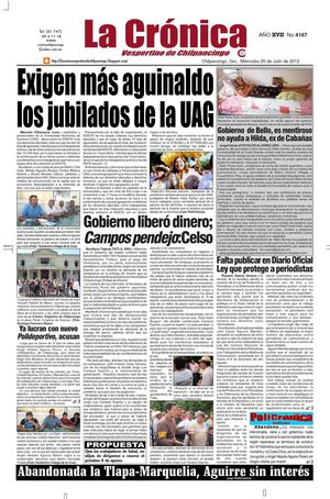 La Cronica 25 de julio