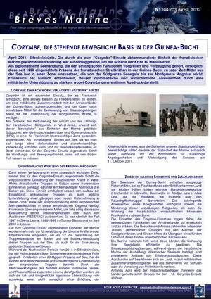 BM 144 Mission Corymbe