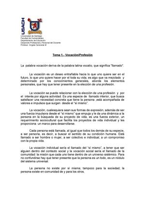Vocacion