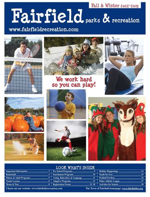 Fairfield Parks & Recreation Fall & Winter 2012 - 2013