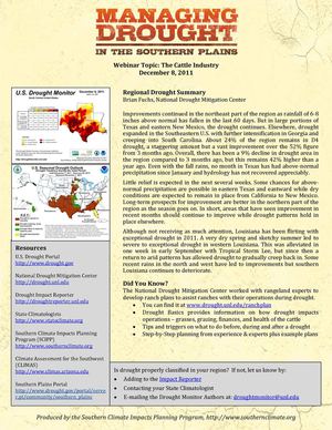 Managing Drought in the Southern Plains