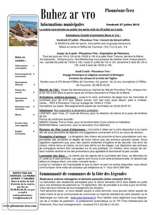 BIM du 27 juillet 2012