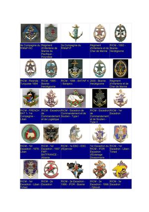 INSIGNES REGIMENTAIRES
