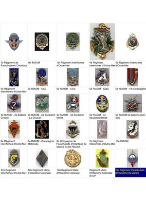 INSIGNES REGIMENTAIRES