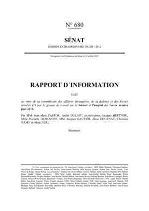 Forces armées : réduction de format