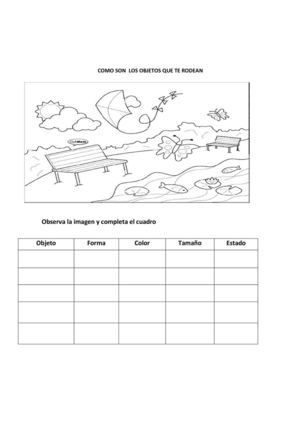 FORMA DE LOS OBJETOS