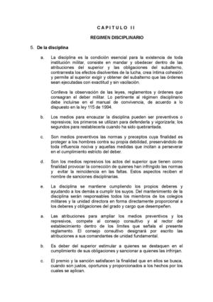 REGLAMENTO REGIMEN DISCIPLINARIO