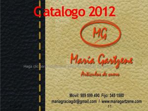 Catalogo de carteras 2012 MG 