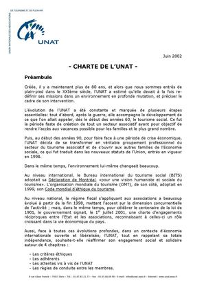 La Charte UNAT