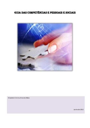 Guia Das Competências e Pessoais e Sociais 