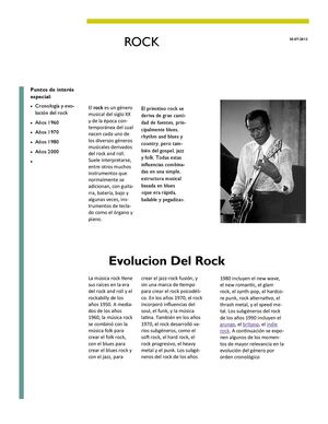 Cronologia Del Rock