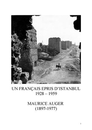Maurice Auger, un Français épris d'Istanbul