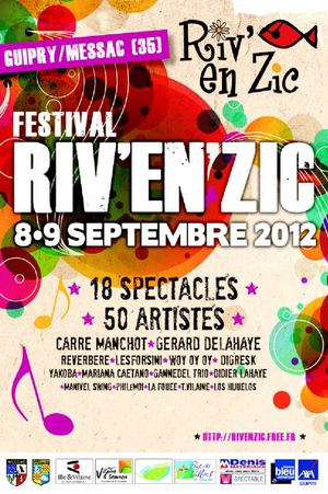 Le livret de programmation Riv'en Zic 2012