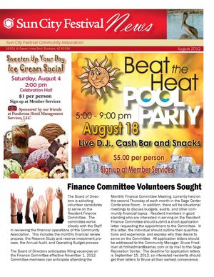 2012 August Newsletter