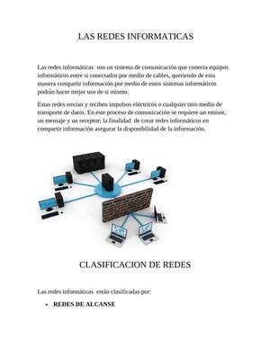 LAS REDES INFORMATICAS