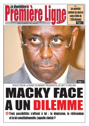 PREMIERE LIGNE QUOTIDIEN N°170_Louga info