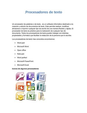 procesadores de texto 