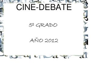 cine debate