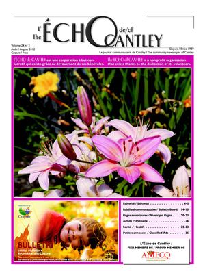 L'Écho de Cantley, Aout 2012
