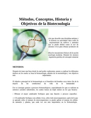 LA BIOTECNOLOGIA