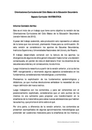 Nuevos contenidos para 1° y 2°