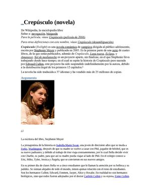 crepuaculo