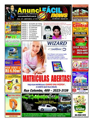 Anuncifacil Edição 174 ► 28/07/2012