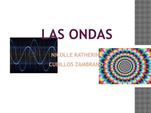 II PRINCIPIO DE FISICA; LAS ONDAS