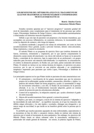 Pilates y Lupus