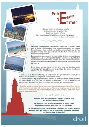 Panneaux d'exposition sur l'eau à Marseille